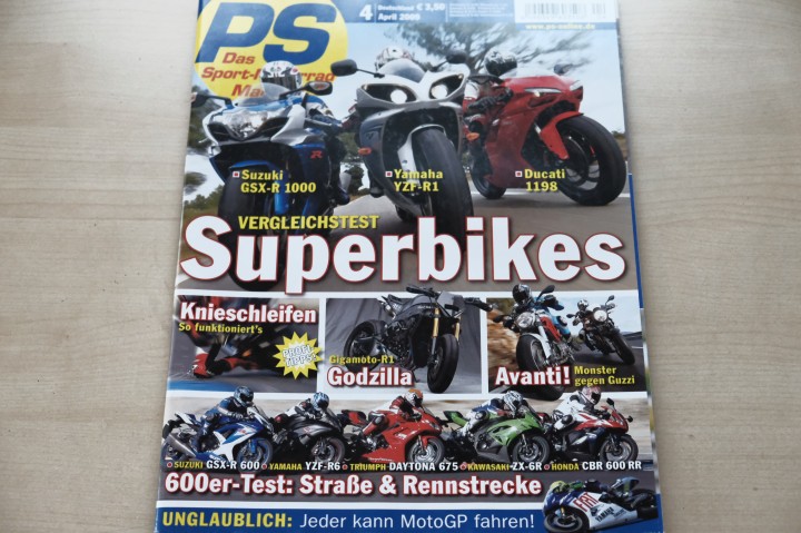 Deckblatt PS Sport Motorrad (04/2009)